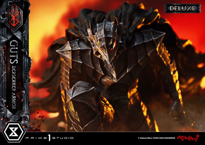 Ultimate Premium Masterline Berserk 1/4 Scale Statue: Guts Berserker Armor Grunbeld Vs Guts DX Edition image 17