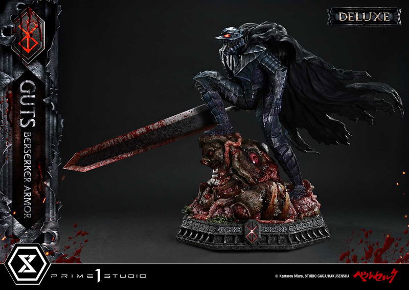 Ultimate Premium Masterline Berserk 1/4 Scale Statue: Guts Berserker Armor Grunbeld Vs Guts DX Edition image 1