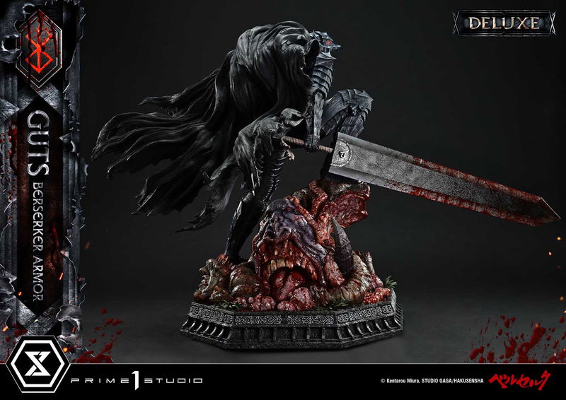 Ultimate Premium Masterline Berserk 1/4 Scale Statue: Guts Berserker Armor Grunbeld Vs Guts DX Edition image 21