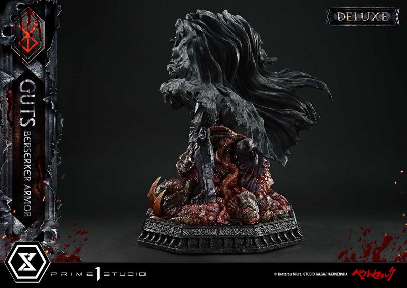 Ultimate Premium Masterline Berserk 1/4 Scale Statue: Guts Berserker Armor Grunbeld Vs Guts DX Edition image 22