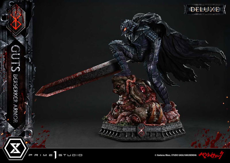 Ultimate Premium Masterline Berserk 1/4 Scale Statue: Guts Berserker Armor Grunbeld Vs Guts DX Edition image 24