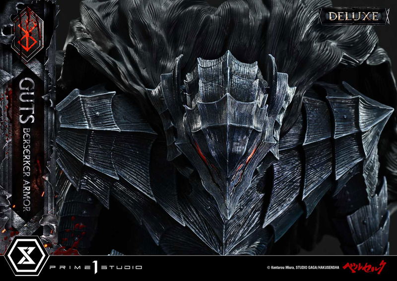 Ultimate Premium Masterline Berserk 1/4 Scale Statue: Guts Berserker Armor Grunbeld Vs Guts DX Edition image 28