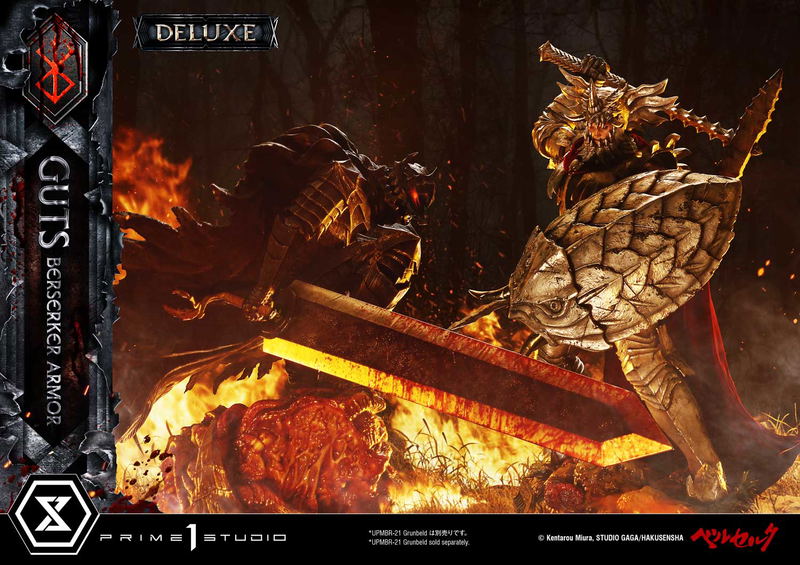 Ultimate Premium Masterline Berserk 1/4 Scale Statue: Guts Berserker Armor Grunbeld Vs Guts DX Edition image 32