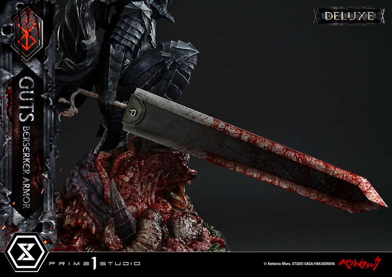 Ultimate Premium Masterline Berserk 1/4 Scale Statue: Guts Berserker Armor Grunbeld Vs Guts DX Edition image 34