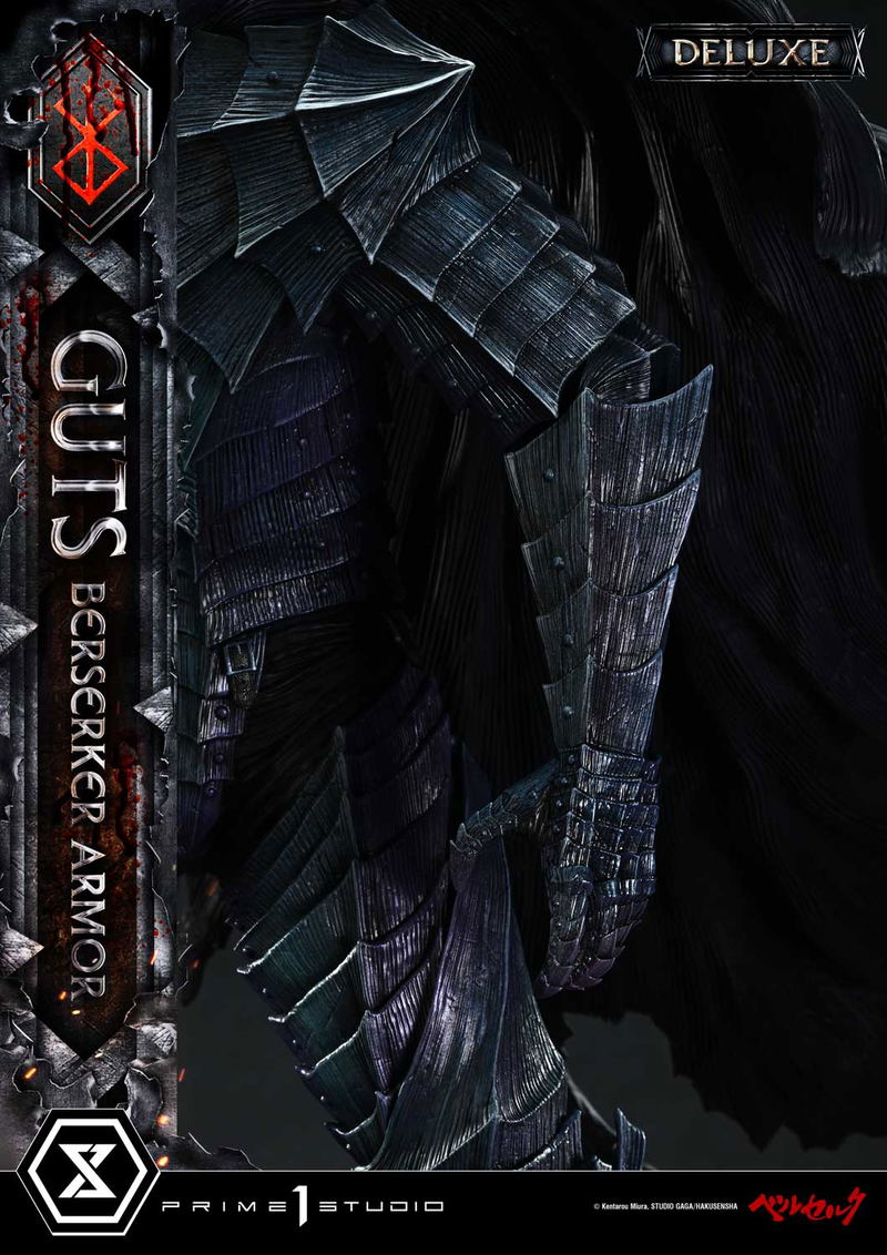 Ultimate Premium Masterline Berserk 1/4 Scale Statue: Guts Berserker Armor Grunbeld Vs Guts DX Edition image 4
