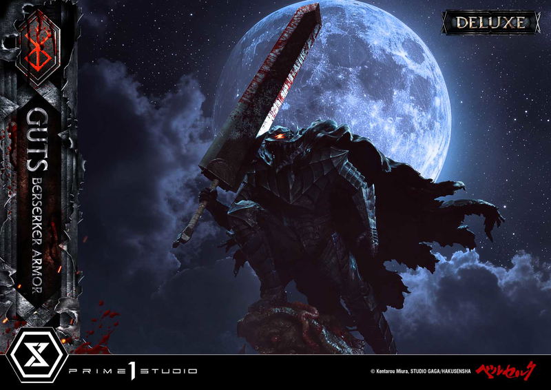 Ultimate Premium Masterline Berserk 1/4 Scale Statue: Guts Berserker Armor Grunbeld Vs Guts DX Edition image 5