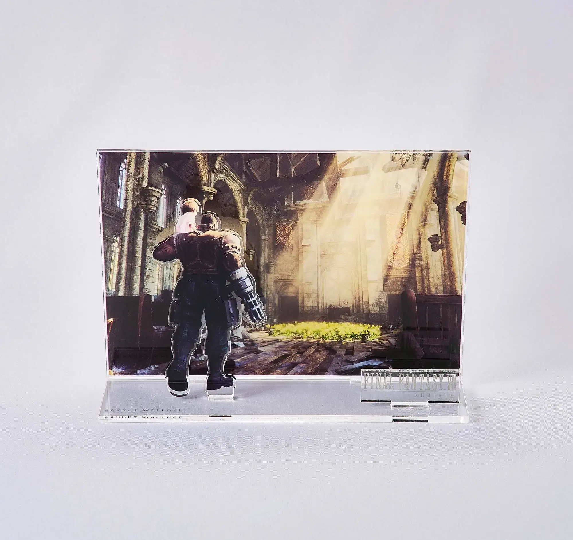 Final Fantasy VII Rebirth Acrylic Diorama Key Art Barret — Import Game Deal