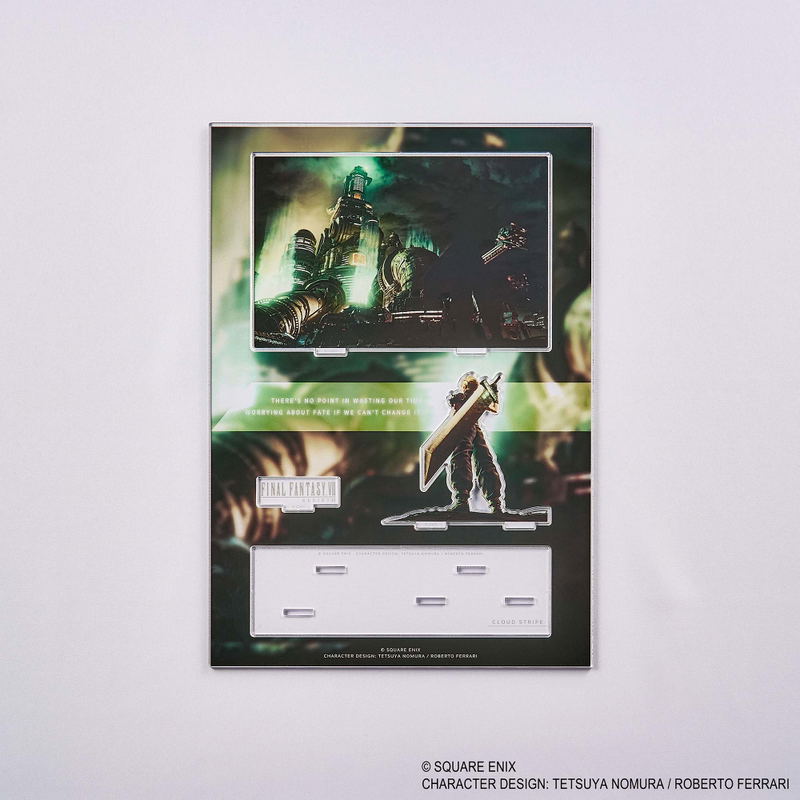 Final Fantasy VII Rebirth Acrylic Diorama Key Art Cloud image 3
