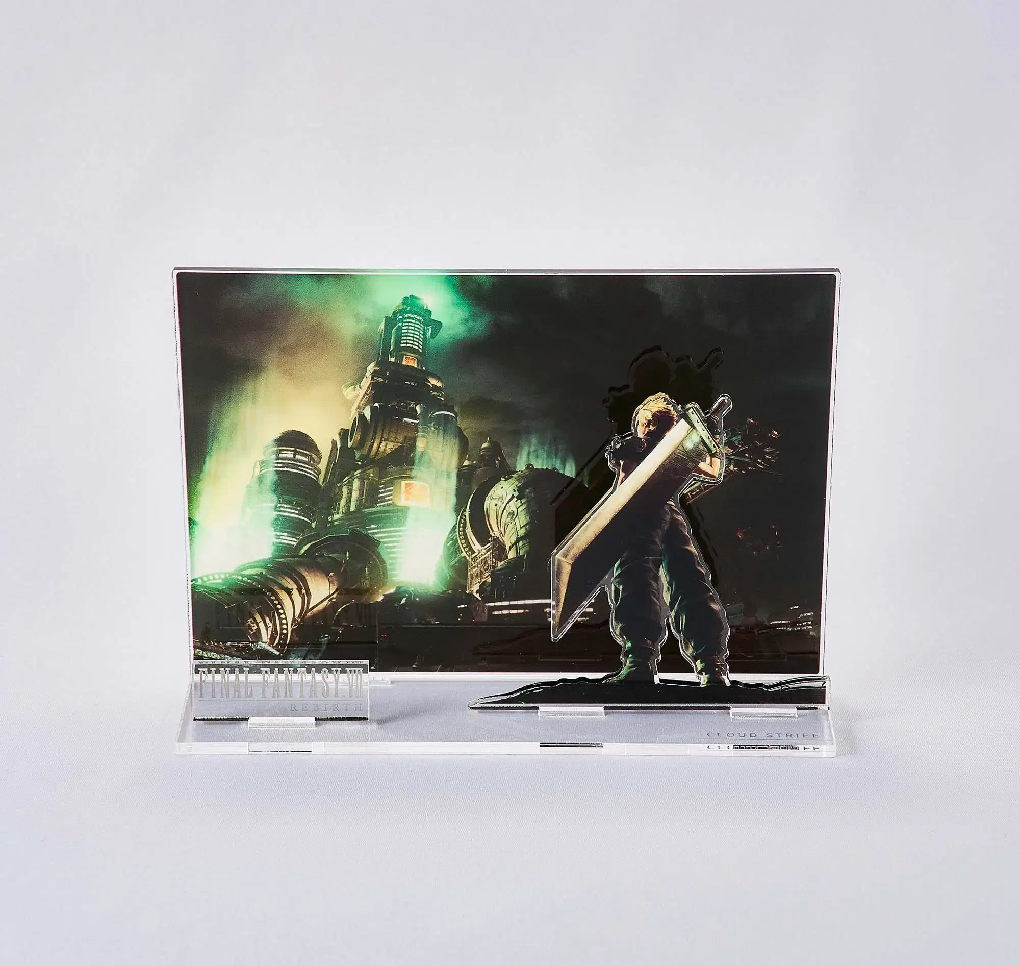 Final Fantasy VII Rebirth Acrylic Diorama Key Art Cloud — Import Game Deal