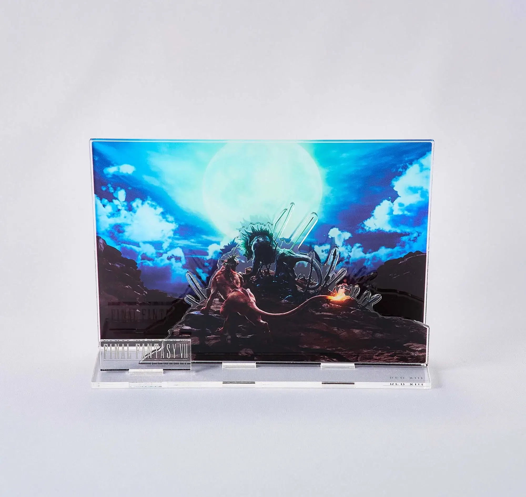 Final Fantasy VII Rebirth Acrylic Diorama Key Art Red XIII — Import Game Deal