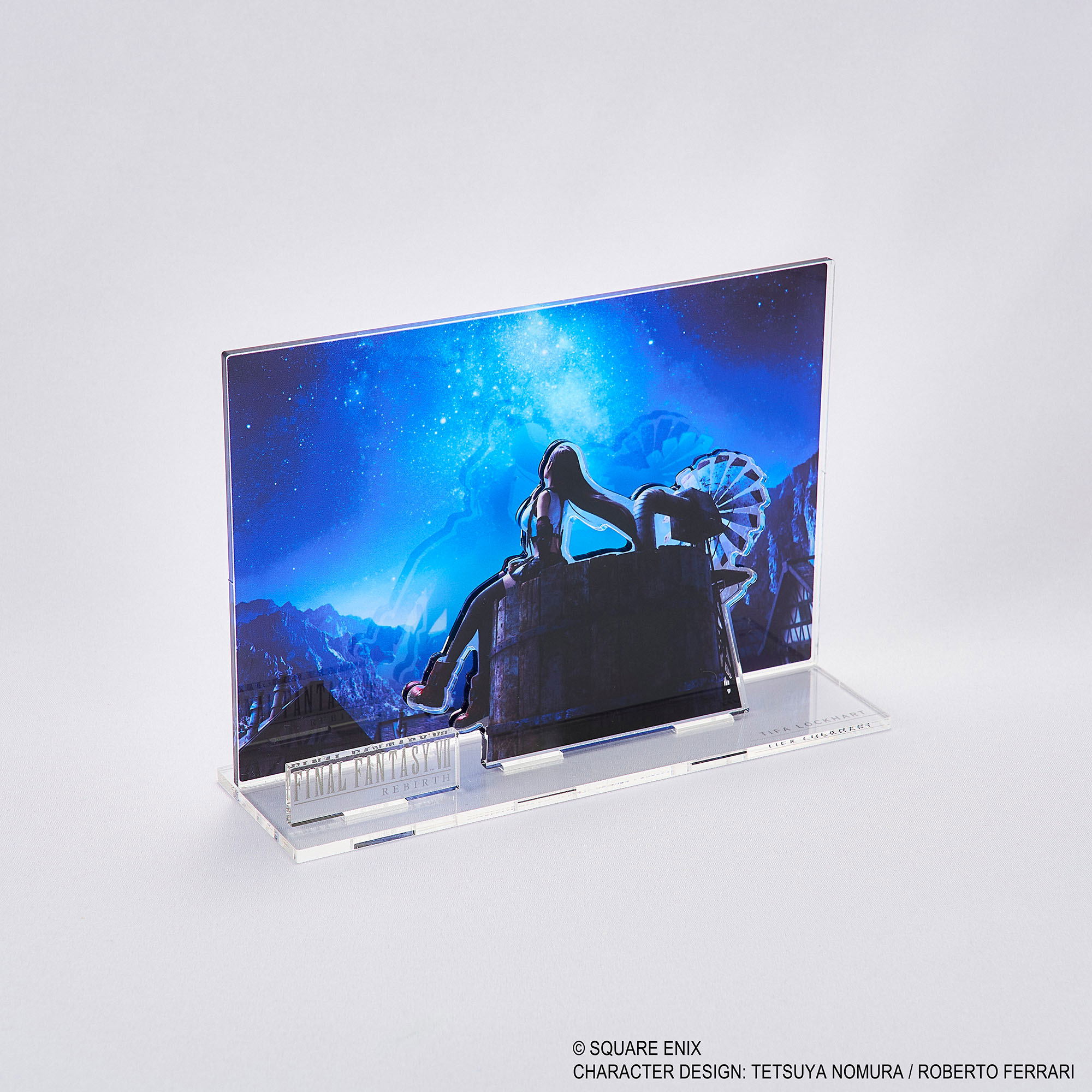 Final Fantasy Vii Rebirth Acrylic Diorama Key Art Tifa