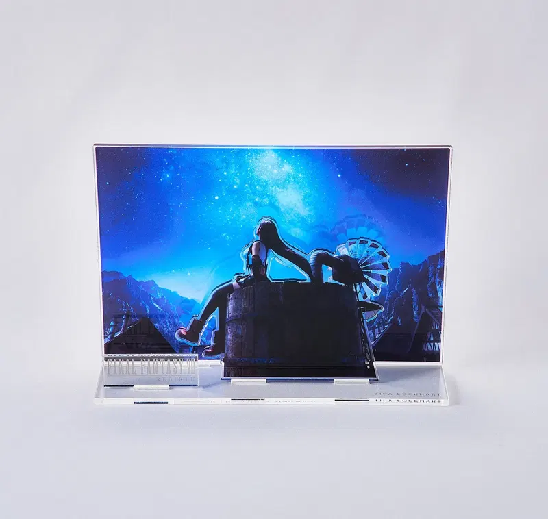 Final Fantasy VII Rebirth Acrylic Diorama Key Art Tifa image 1