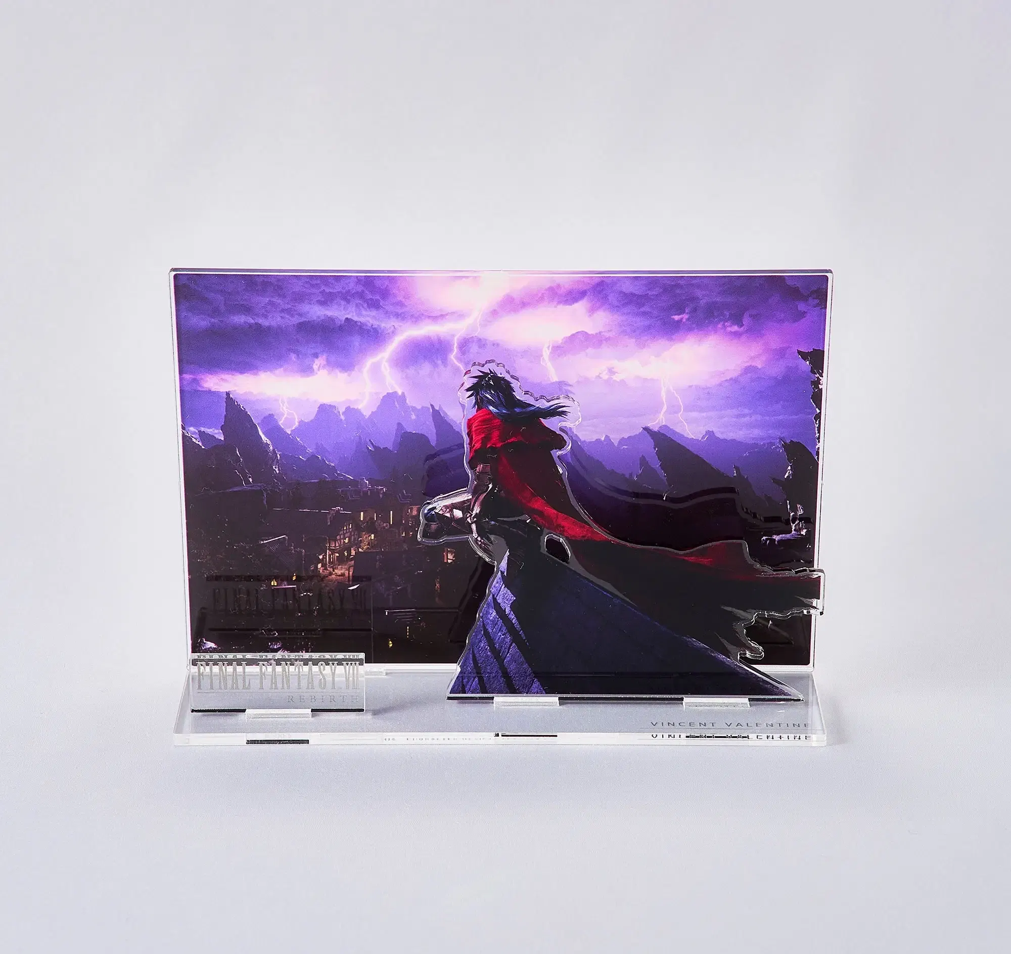 Final Fantasy VII Rebirth Acrylic Diorama Key Art Vincent — Import Game Deal