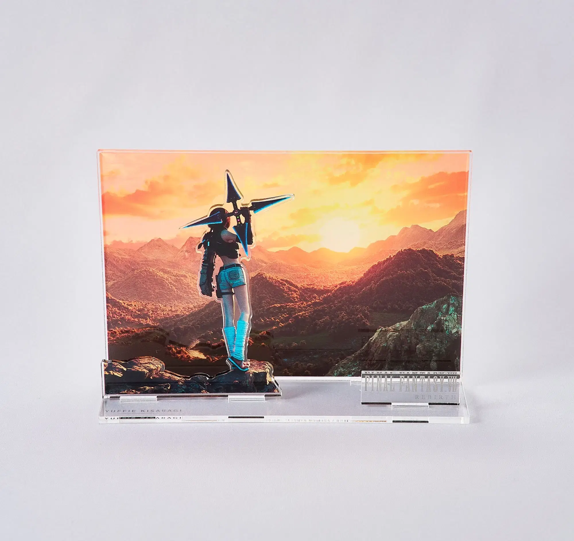Final Fantasy VII Rebirth Acrylic Diorama Key Art Yuffie — Import Game Deal