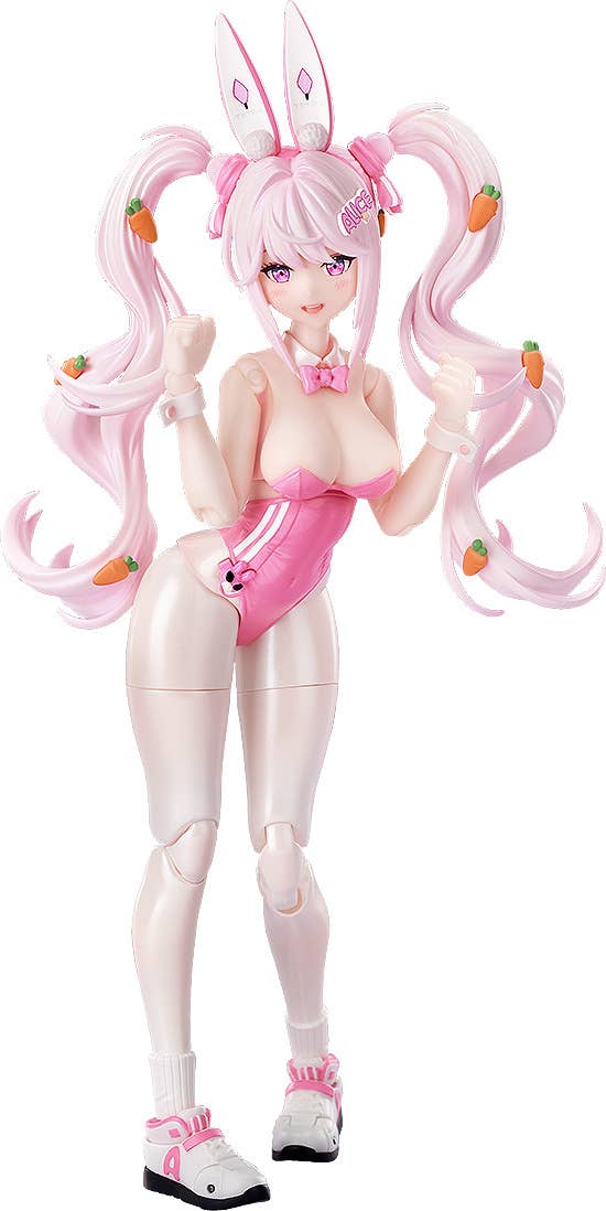 Goddess of Victory Nikke Pre-painted Posable Figure: Hyper Body Alice Wonderland Bunny