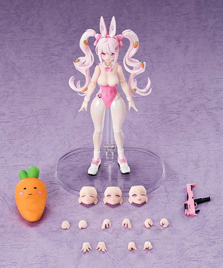 Goddess of Victory Nikke Pre-painted Posable Figure: Hyper Body Alice Wonderland Bunny image 10
