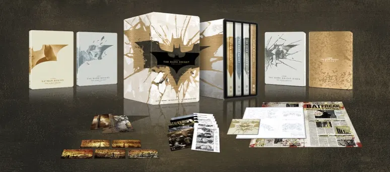 The Dark Knight Trilogy (20th anniversary) (4K UHD+2D) (9-Disc) (Steelbook) image 1