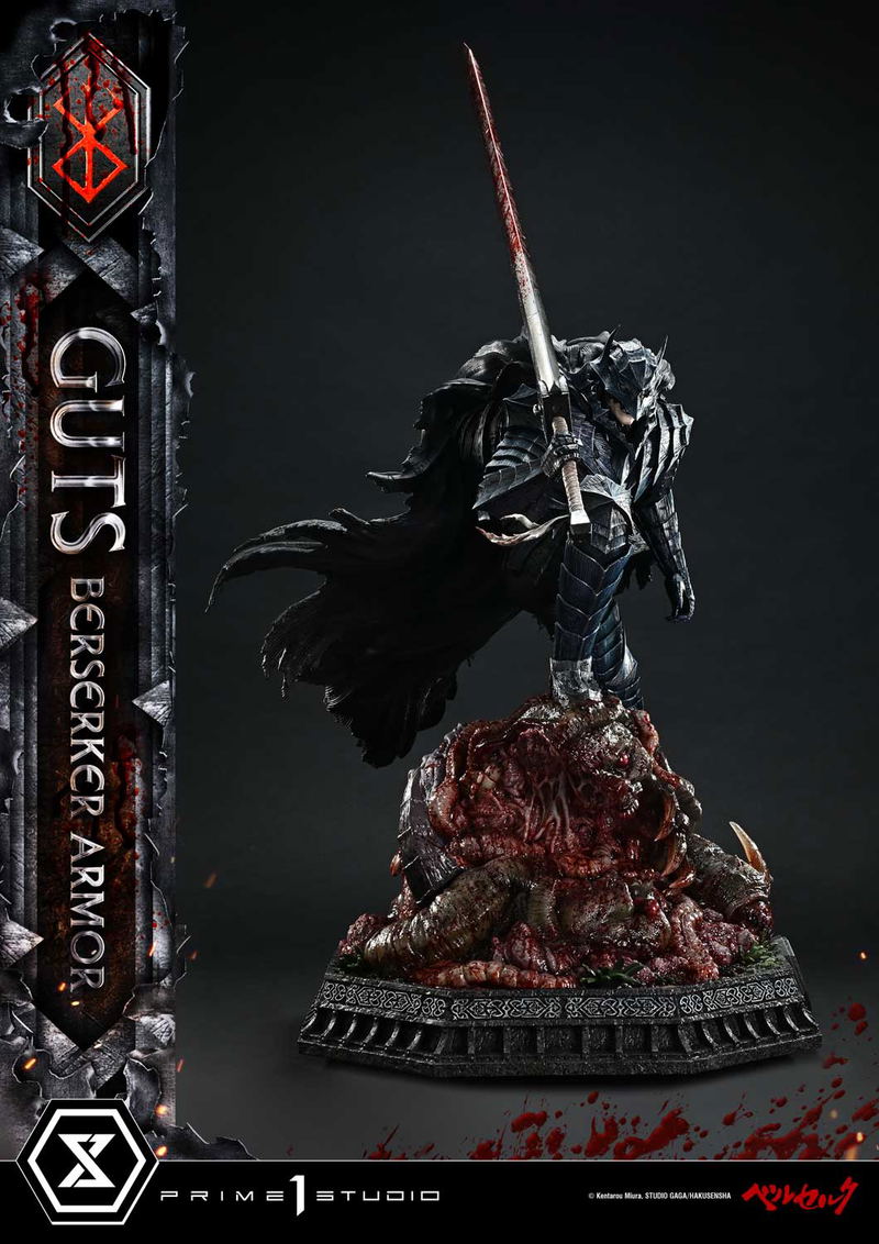 Ultimate Premium Masterline Berserk 1/4 Scale Statue: Guts Berserker Armor Grunbeld Vs Guts image 9