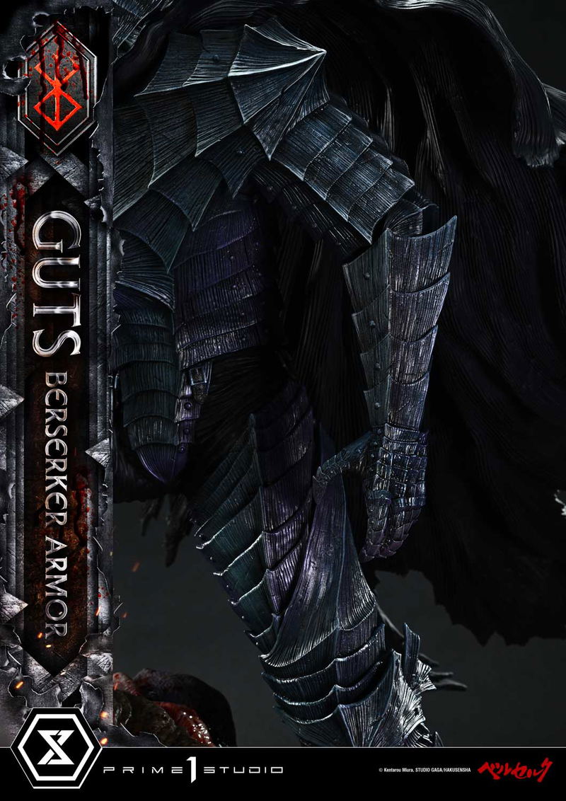 Ultimate Premium Masterline Berserk 1/4 Scale Statue: Guts Berserker Armor Grunbeld Vs Guts image 14