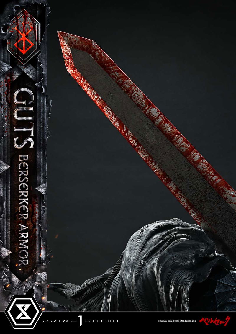 Ultimate Premium Masterline Berserk 1/4 Scale Statue: Guts Berserker Armor Grunbeld Vs Guts image 16