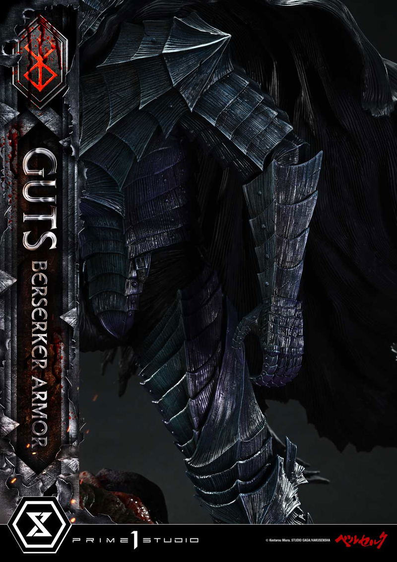 Ultimate Premium Masterline Berserk 1/4 Scale Statue: Guts Berserker Armor Grunbeld Vs Guts image 17