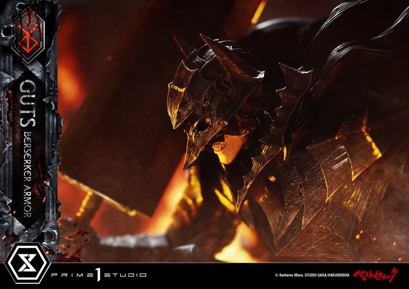 Ultimate Premium Masterline Berserk 1/4 Scale Statue: Guts Berserker Armor Grunbeld Vs Guts image 23