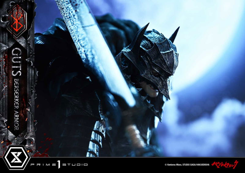 Ultimate Premium Masterline Berserk 1/4 Scale Statue: Guts Berserker Armor Grunbeld Vs Guts image 25