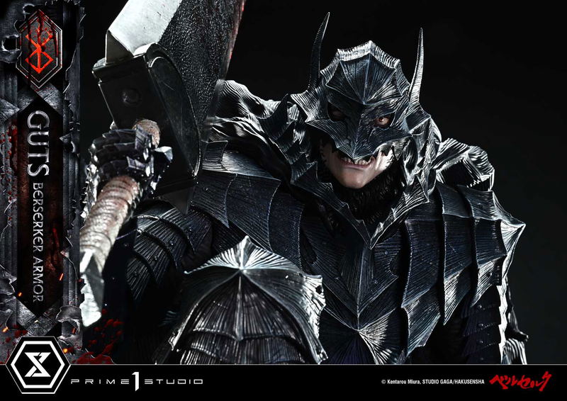 Ultimate Premium Masterline Berserk 1/4 Scale Statue: Guts Berserker Armor Grunbeld Vs Guts image 27