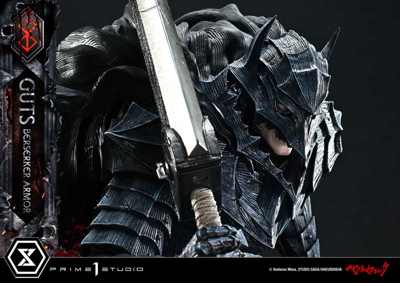 Ultimate Premium Masterline Berserk 1/4 Scale Statue: Guts Berserker Armor Grunbeld Vs Guts image 28
