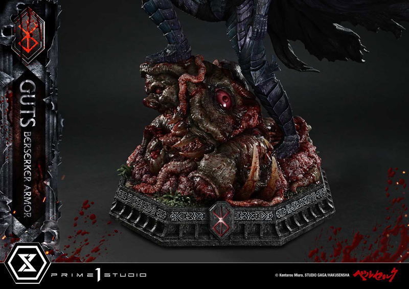 Ultimate Premium Masterline Berserk 1/4 Scale Statue: Guts Berserker Armor Grunbeld Vs Guts image 30