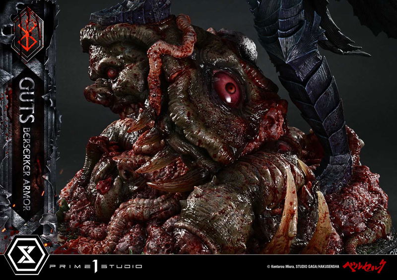 Ultimate Premium Masterline Berserk 1/4 Scale Statue: Guts Berserker Armor Grunbeld Vs Guts image 31