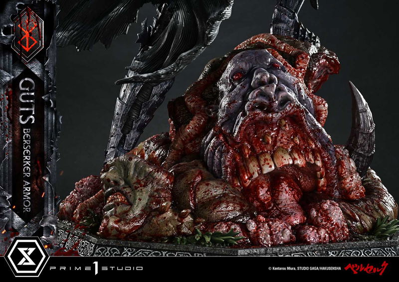 Ultimate Premium Masterline Berserk 1/4 Scale Statue: Guts Berserker Armor Grunbeld Vs Guts image 32