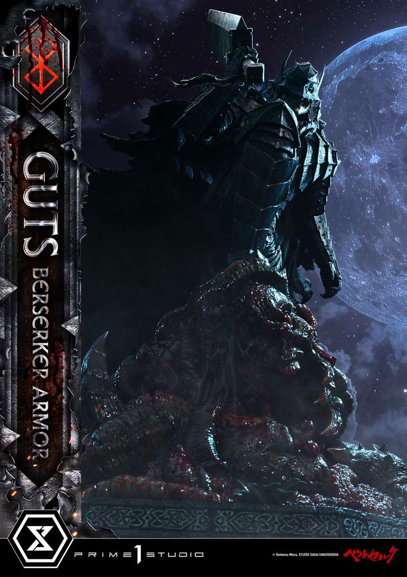 Ultimate Premium Masterline Berserk 1/4 Scale Statue: Guts Berserker Armor Grunbeld Vs Guts image 7
