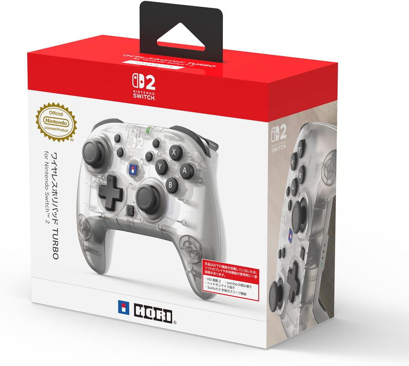 Wireless Horipad TURBO for Nintendo Switch 2 (Frost) image 1