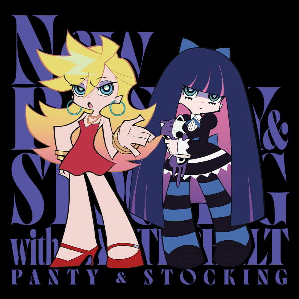 New Panty & Stocking With Garterbelt T-shirt Panty & Stocking (Size L)