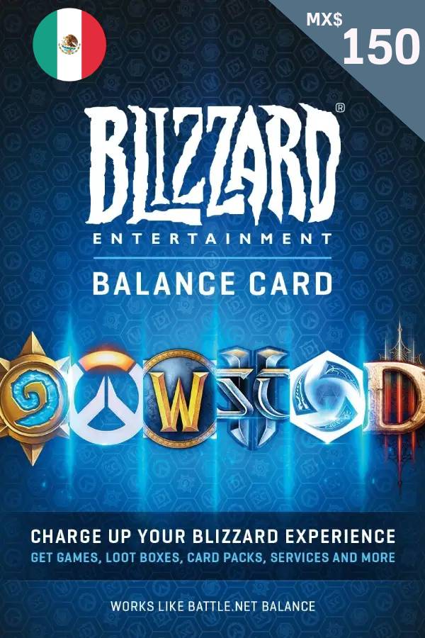 Blizzard Gift Card (MXN 150) | Mexico Account digital — Import Game Deal
