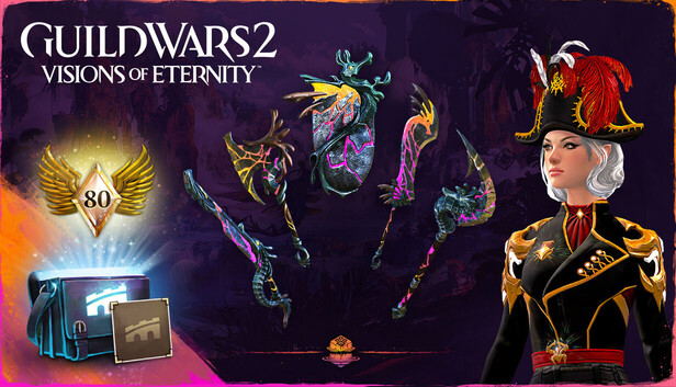 Guild Wars 2: Visions of Eternity (Deluxe Edition) (DLC) <span class="ext" style="background-color: #B0000F; color: #FFFFFF;">DLC</span> <span class="ext ext_Official Website">Official Website</span> <span class="ext ext_digital">digital</span> image 1