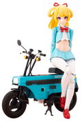 Megami Device Plastic Model Kit: Buster Doll Knight Alice with Honda AB12 Motocompo thumbnail 1