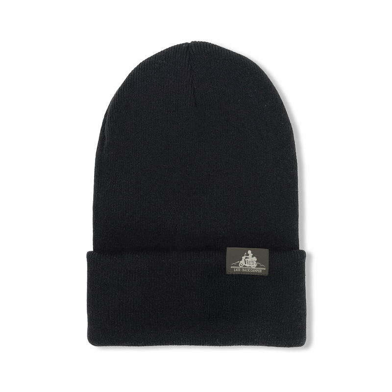Yuru Camp Season 3 - Silhouette Bike Shima Rin Knit Cap (Black) image 1