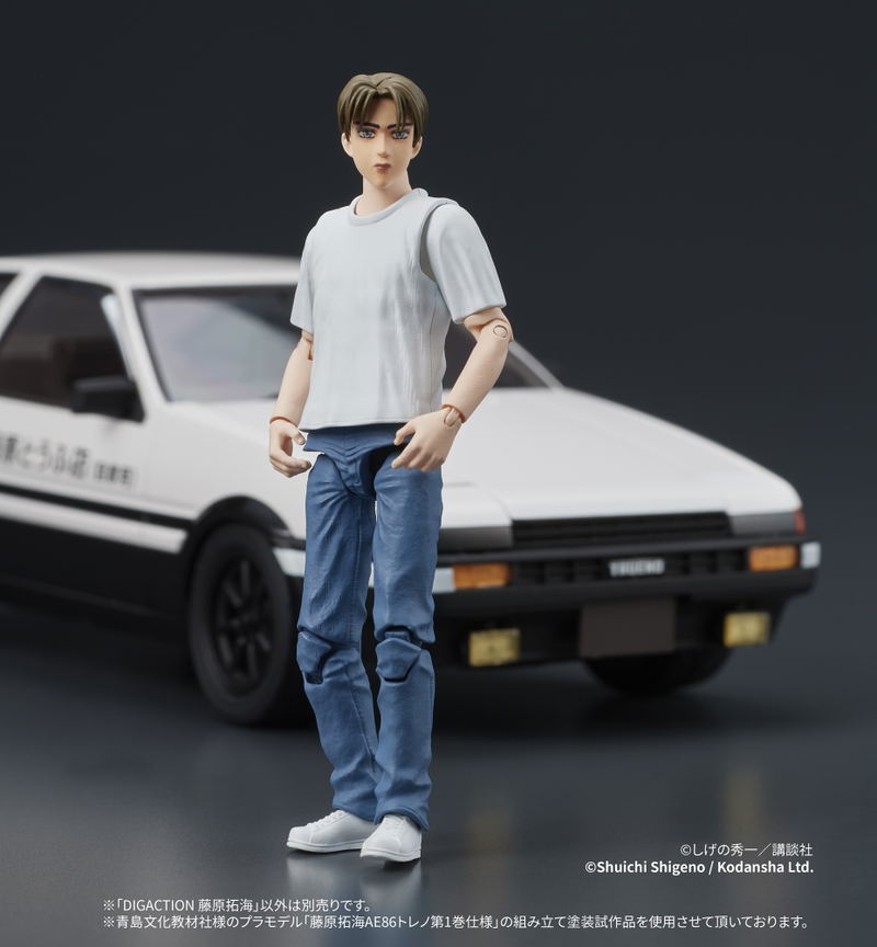 Digaction Initial D 1/24 Scale Action Figure: Fujiwara Takumi image 9