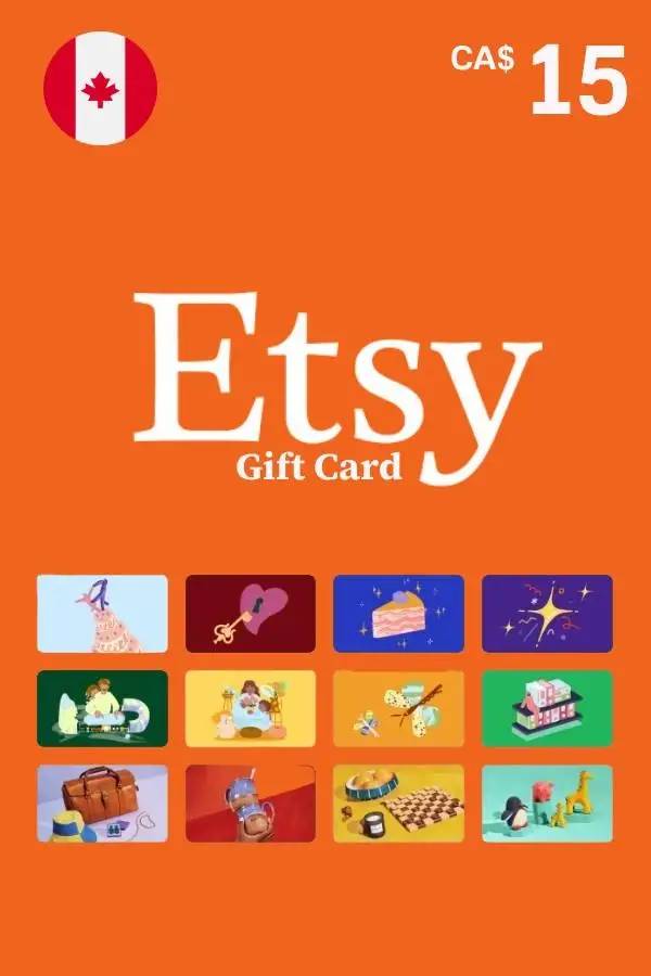 Etsy Gift Card 15 CAD | Canada Account digital — Import Game Deal