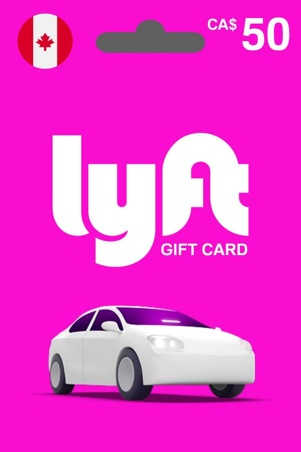 Lyft Gift Card 50 CAD | Canada Account digital — Import Game Deal