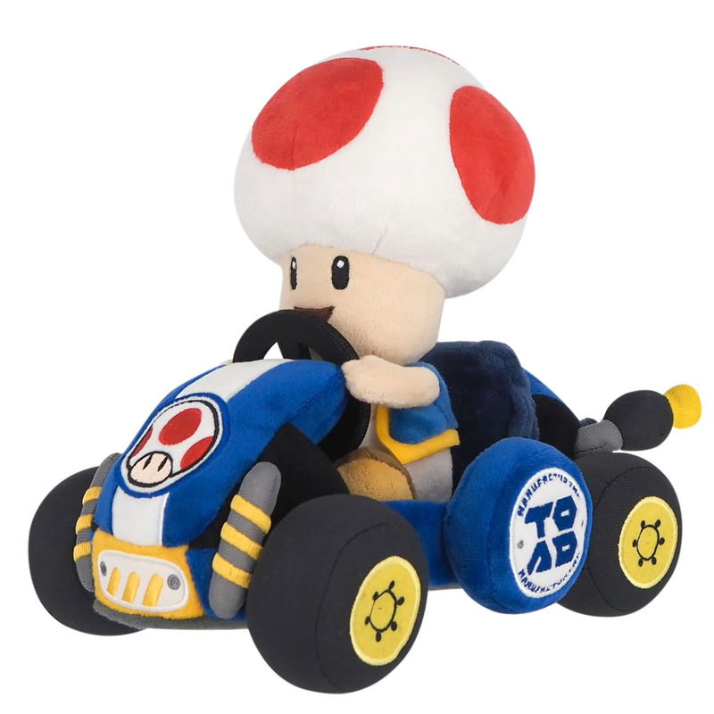 Super Mario Plush MKW03 Mario Kart World: Toad image 1