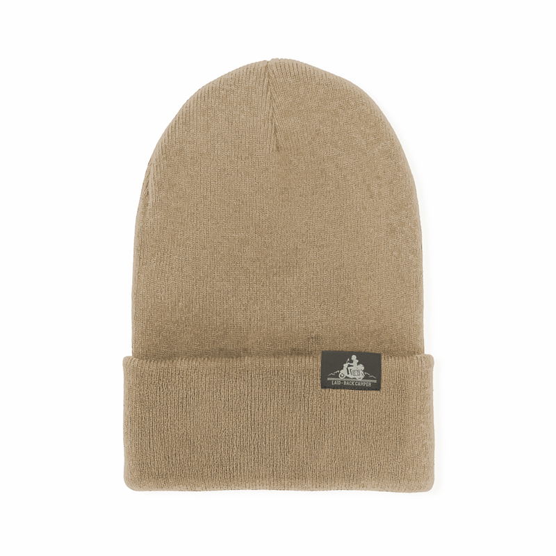 Yuru Camp Season Silhouette Bike Shima Rin Knit Cap (Khaki)