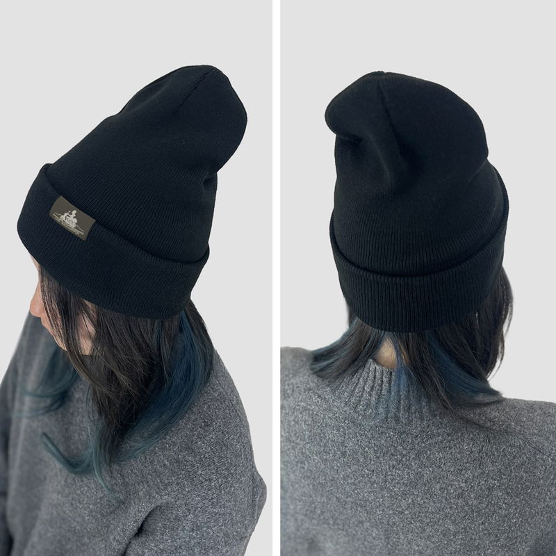 Yuru Camp Season 3 - Silhouette Bike Shima Rin Knit Cap (Khaki) image 3