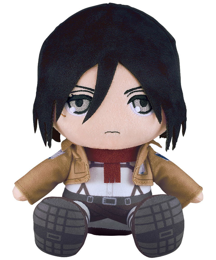 進撃の巨人 ミカサ Attack on Titan ぬいぐるみ attack-on-titan-plushie-mikasa