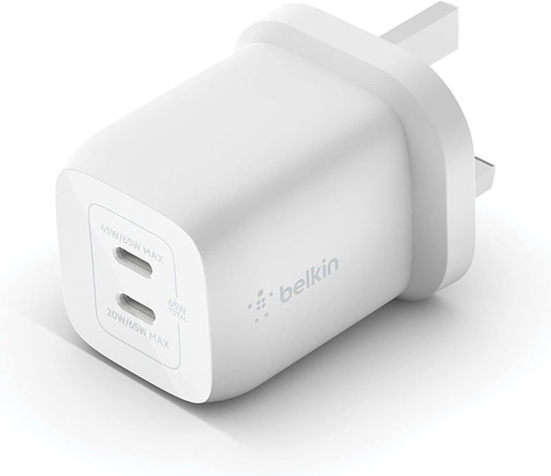 Belkin BoostCharge 65W (45W + 20W) Dual Port Wall Charger image 1