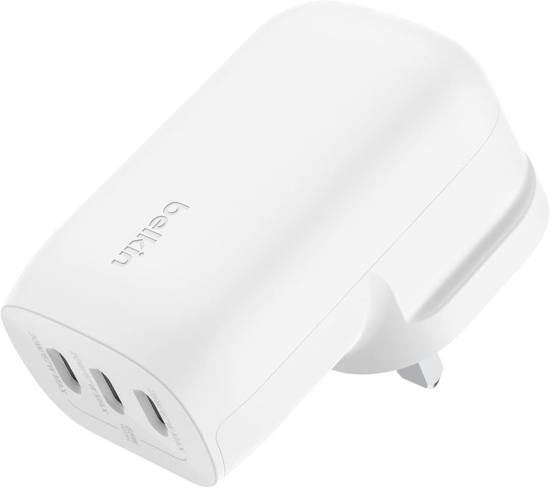 Belkin BoostCharge 67W (25W + 20W + 20W) 3-Port Wall Charger image 1