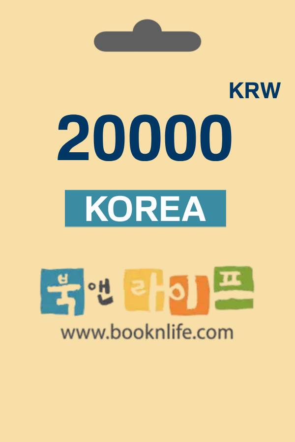 Booknlife Gift Card 20000 KRW | Korea Account digital — Import Game Deal