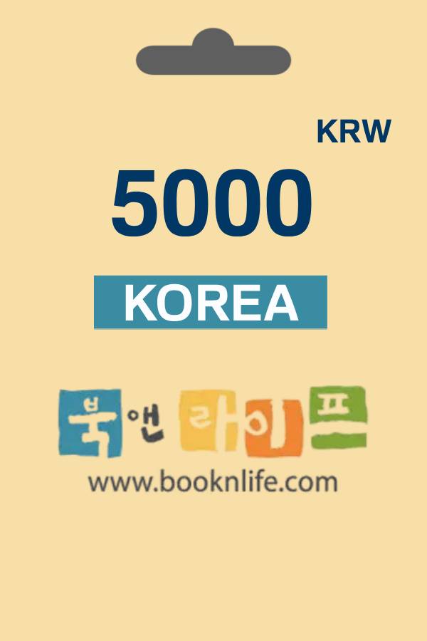 Booknlife Gift Card 5000 KRW | Korea Account <span class="ext ext_digital">digital</span> image 1